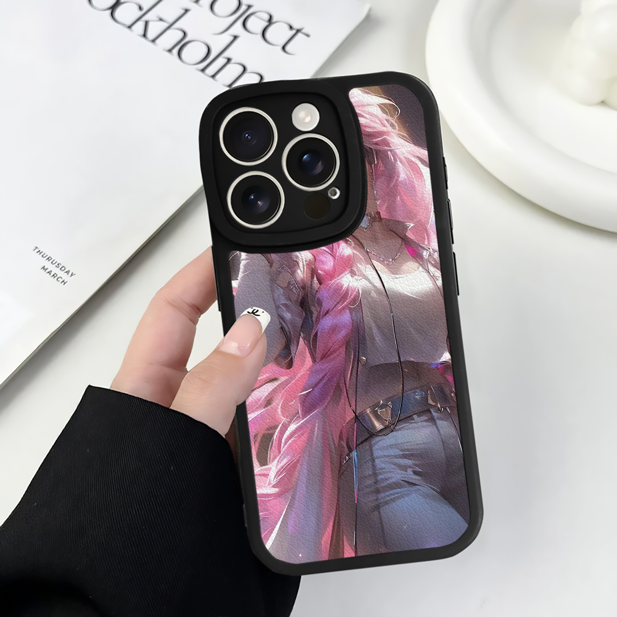 （画像用） リーグ・オブ・レジェンド League of Legends LOL 【iPhone 16シリーズ対応】シリコンスマホケース（レザー調） 材質：シリコン